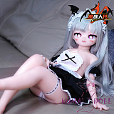 MOZU DOLL 85cm Aカップ 愛莉 ソフトビニール製頭部 TPE製ボディ 肌色＆眼球色＆メイク＆ウィッグ＆衣装は宣材写真と同じ  6kg