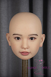 J-cute 149cm バスト平 AGD01ヘッド ラブドール  シリコンヘッド+TPEボディ 掲載画像のボディはリアルメイク付き