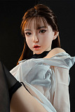 口開閉機能付き リアルな口腔無料 Real Girl D1ヘッド 軟質シリコン製 可愛い 女性ヘッド ラブドールの頭 頭部単品 ヘッド単体 M16ボルト採用 140-170CM身長適用 職人メイク 塗装済み