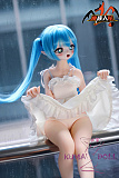 MOZU DOLL 85cm Aカップ ニンフちゃん ソフトビニール製頭部 TPE製ボディ 肌色＆眼球色＆メイク＆ウィッグ＆衣装は宣材写真と同じ  6kg