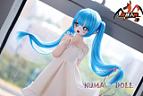 MOZU DOLL 85cm Aカップ ニンフちゃん ソフトビニール製頭部 TPE製ボディ 肌色＆眼球色＆メイク＆ウィッグ＆衣装は宣材写真と同じ  6kg