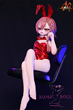 売れ切れ MOZU DOLL 85cm Aカップ ネルちゃん ソフトビニール製頭部 TPE製ボディ 肌色＆眼球色＆メイク＆ウィッグ＆衣装は宣材写真と同じ  6kg