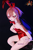 売れ切れ MOZU DOLL 85cm Aカップ ネルちゃん ソフトビニール製頭部 TPE製ボディ 肌色＆眼球色＆メイク＆ウィッグ＆衣装は宣材写真と同じ  6kg