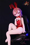 売れ切れ MOZU DOLL 85cm Aカップ ネルちゃん ソフトビニール製頭部 TPE製ボディ 肌色＆眼球色＆メイク＆ウィッグ＆衣装は宣材写真と同じ  6kg
