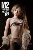 アート技研(Art-doll) 最新の柔らかさ 148cm貧乳 M2ヘッド フルシリコン製ラブドール  M16ジョイント汎用版 18kgの軽量化