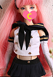 Mini Doll ミニドール セックス可能 58cm普通乳 BJD Liliヘッド 53cm-75cm身長選択可能