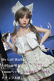 【10%OFF実施中！カートに入れると割引後の価格をご確認いただけます】My Loli Waifu 略称MLWロり系ラブドール フルシリコン製 145cm Bカップ Yumeヘッド 掲載画像は口開閉模擬口腔あり