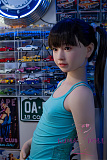 J-cute 149cm バスト平 AGD01ヘッド ラブドール 妹系 シリコンヘッド+TPEボディ 掲載画像のボディはリアルメイク付き