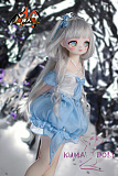 売れ切れ MOZU DOLL 85cm Aカップ クラゲちゃん ソフトビニール製頭部 TPE製ボディ 肌色＆眼球色＆メイク＆ウィッグ＆衣装は宣材写真と同じ  6kg