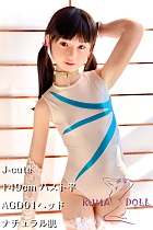 J-cute 149cm バスト平 AGD01ヘッド ラブドール ロリ妹系 シリコンヘッド+TPEボディ 掲載画像のボディはリアルメイク付き