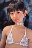 J-cute 149cm バスト平 AGD01ヘッド ラブドール ロリ妹系 シリコンヘッド+TPEボディ 掲載画像のボディはリアルメイク付き