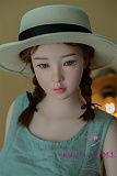 フルシリコン製ラブドール WAXDOLL 新型 147cm Aカップ #GD06-1ヘッド リアルメイク付き