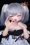 【新作 ヘッド二つ付き！ボディ二種類選択可能】MOZU DOLL 130cm 未来ちゃん ビニール製頭部+TPE製頭部 TPE製ボディ 肌色＆眼球色＆メイク＆ウィッグ＆衣装は宣材写真と同じ