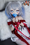 【新作 ヘッド二つ付き！ボディ二種類選択可能】MOZU DOLL 130cm 未来ちゃん ビニール製頭部+TPE製頭部 TPE製ボディ 肌色＆眼球色＆メイク＆ウィッグ＆衣装は宣材写真と同じ