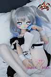【新作 ヘッド二つ付き！ボディ二種類選択可能】MOZU DOLL 130cm 未来ちゃん ビニール製頭部+TPE製頭部 TPE製ボディ 肌色＆眼球色＆メイク＆ウィッグ＆衣装は宣材写真と同じ