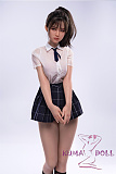 Minidoll 75cm 学生 小型ラブドール シリコン材質 ミニドール 4.6kg 塗装済みフィギュア セックス可能 ボディ選択可能 Cospaly衣装+スタンド 選択可能