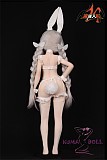 MOZU DOLL 85cm Aカップ 白兎  ル・マランコス ソフトビニール製頭部 TPE製ボディ 肌色＆眼球色＆メイク＆ウィッグ＆衣装は宣材写真と同じ  6kg