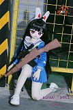 MOZU DOLL 85cm Aカップ DQrabbit ミユコス 表情三種類選択可能 ソフトビニール製頭部 TPE製ボディ 肌色＆眼球色＆メイク＆ウィッグ＆衣装は宣材写真と同じ  6kg