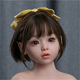フルシリコン製ラブドール WAXDOLL 新型 110cm バスト平 R3ヘッド リアルメイク付き