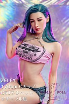 フルシリコン製ラブドール ZELEX 新型 170cm #GE07-3ヘッド リアルメイク付き