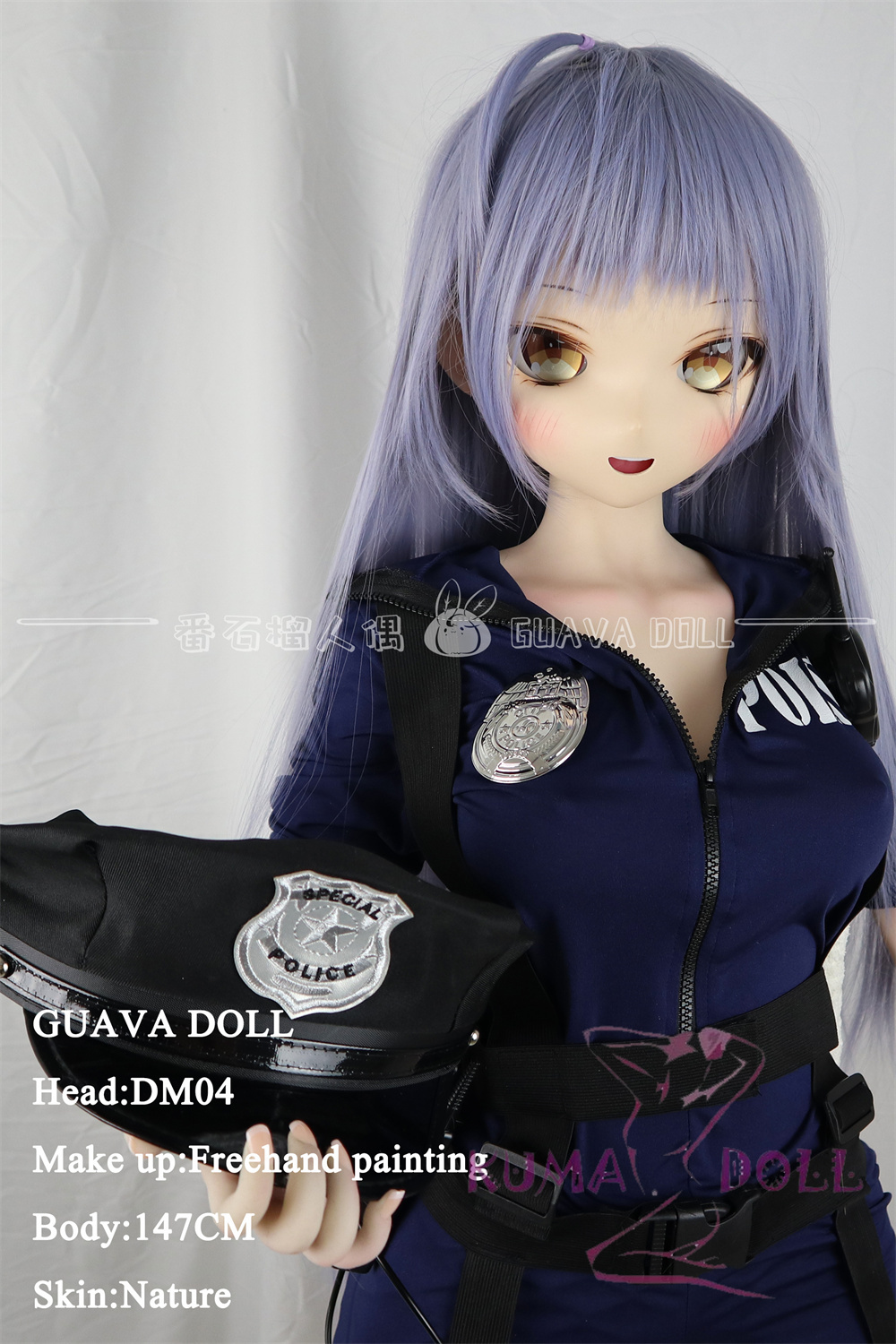 GUAVADOLL バーバラcos アニメドール ソフトビニール製ヘッド+TPE製ボディ 147cm Dカップ DM04 ヘッド