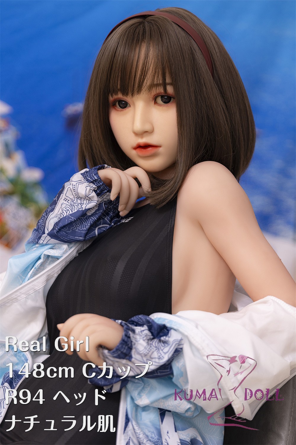 Real Girl (A工場製) 等身大ドール 148cm Cカップ R94ヘッド シリコンヘッド+TPE材質ボディー 身長選択可能 ダッチワイフ