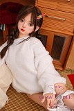 フルシリコン製ラブドール JYDOLL 123cm Bカップ 如意（ruyi）ヘッド 身体リアルメイク付き