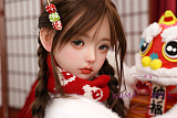 フルシリコン製ラブドール JYDOLL 123cm Bカップ 如意（ruyi）ヘッド 身体リアルメイク付き