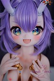 MOZU DOLL 85cm Aカップ 白露ちゃん ソフトビニール製頭部 TPE製ボディ 肌色＆眼球色＆メイク＆ウィッグ＆衣装は宣材写真と同じ  6kg