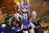 MOZU DOLL 85cm Aカップ 白露ちゃん ソフトビニール製頭部 TPE製ボディ 肌色＆眼球色＆メイク＆ウィッグ＆衣装は宣材写真と同じ  6kg