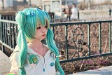 SHEDOLL 148cm Dカップ 艾琳（エイリン）ヘッド 初音ミクコス エルフ耳 ラブドール ボディー材質など選択可能 カスタマイズ可能 掲載画像はフルシリコン製