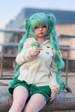 SHEDOLL 148cm Dカップ 艾琳（エイリン）ヘッド 初音ミクコス エルフ耳 ラブドール ボディー材質など選択可能 カスタマイズ可能 掲載画像はフルシリコン製
