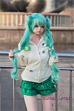 SHEDOLL 148cm Dカップ 艾琳（エイリン）ヘッド 初音ミクコス エルフ耳 ラブドール ボディー材質など選択可能 カスタマイズ可能 掲載画像はフルシリコン製
