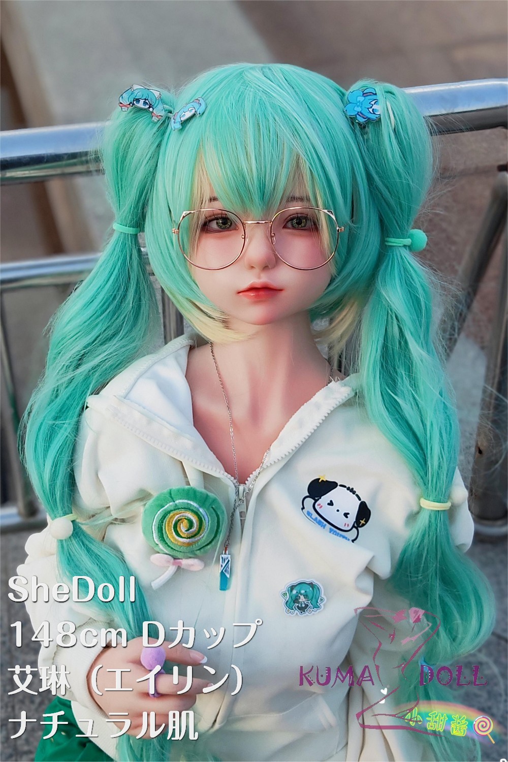 SHEDOLL 148cm Dカップ 艾琳（エイリン）ヘッド 初音ミクコス エルフ耳 ラブドール ボディー材質など選択可能 カスタマイズ可能 掲載画像はフルシリコン製