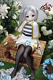 MOZU DOLL 85cm Aカップ フリーレン コスプレ ソフトビニール製頭部 TPE製ボディ 肌色＆眼球色＆メイク＆ウィッグ＆衣装は宣材写真と同じ  6kg