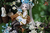 MOZU DOLL 85cm Aカップ フリーレン コスプレ ソフトビニール製頭部 TPE製ボディ 肌色＆眼球色＆メイク＆ウィッグ＆衣装は宣材写真と同じ  6kg