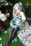 MOZU DOLL 85cm Aカップ フリーレン コスプレ ソフトビニール製頭部 TPE製ボディ 肌色＆眼球色＆メイク＆ウィッグ＆衣装は宣材写真と同じ  6kg