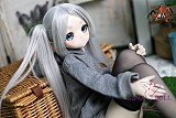 MOZU DOLL 85cm Aカップ フリーレン コスプレ ソフトビニール製頭部 TPE製ボディ 肌色＆眼球色＆メイク＆ウィッグ＆衣装は宣材写真と同じ  6kg