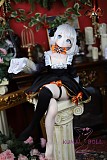 売れ切れ MOZU DOLL 85cm Aカップ 鲸鱼娘 西丝特 (中国のくじら娘系Vチューバー) コスプレ ソフトビニール製頭部 TPE製ボディ 肌色＆眼球色＆メイク＆ウィッグ＆衣装は宣材写真と同じ  6kg