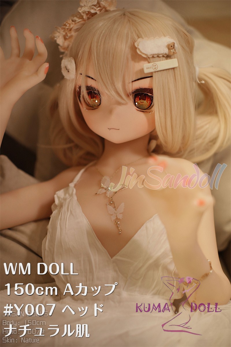 アニメドール ソフトビニール製ヘッド+TPE製ボディ WM Dolls 150cm Aカップ #Y007 ヘッド カスタマイズ可