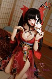【新作 ヘッド二種類購入はお得く！】MOZU DOLL 148cm Cカップ 星火ちゃん（花火コス） シリコン製頭部 ビニール製頭部 TPE製ボディ 肌色＆眼球色＆メイク＆ウィッグ＆衣装は宣材写真と同じ