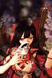 【新作 ヘッド二種類購入はお得く！】MOZU DOLL 148cm Cカップ 星火ちゃん（花火コス） シリコン製頭部 ビニール製頭部 TPE製ボディ 肌色＆眼球色＆メイク＆ウィッグ＆衣装は宣材写真と同じ