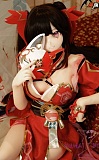 【新作 ヘッド二種類購入はお得く！】MOZU DOLL 148cm Cカップ 星火ちゃん（花火コス） シリコン製頭部 ビニール製頭部 TPE製ボディ 肌色＆眼球色＆メイク＆ウィッグ＆衣装は宣材写真と同じ
