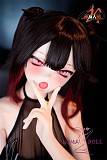 【新作 ヘッド二種類購入はお得く！】MOZU DOLL 148cm Cカップ 星火ちゃん（花火コス） シリコン製頭部 ビニール製頭部 TPE製ボディ 肌色＆眼球色＆メイク＆ウィッグ＆衣装は宣材写真と同じ