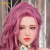 【6月キャンペーン 追加ヘッド一つ無料！！毛細管付き眼球、髪の毛の植毛、お尻の柔らか仕上げ、自立加工全部無料！6.30まで】フルシリコン製ラブドール Starpery ダッチワイフ ヘッドとボディ自由に組み合わせ 等身大ドール 軽量版