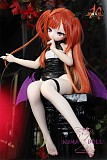 MOZU DOLL 85cm Aカップ 魔族看板娘 サリヒル ソフトビニール製頭部 TPE製ボディ 肌色＆眼球色＆メイク＆ウィッグ＆衣装は宣材写真と同じ  6kg