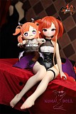 MOZU DOLL 85cm Aカップ 魔族看板娘 サリヒル ソフトビニール製頭部 TPE製ボディ 肌色＆眼球色＆メイク＆ウィッグ＆衣装は宣材写真と同じ  6kg