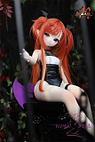 MOZU DOLL 85cm Aカップ 魔族看板娘 サリヒル ソフトビニール製頭部 TPE製ボディ 肌色＆眼球色＆メイク＆ウィッグ＆衣装は宣材写真と同じ  6kg