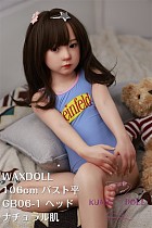WAXDOLL 新型 106cm バスト平 #GB06-1 ヘッド リアルメイク付き フルシリコン製 ロリラブドール