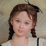 フルシリコン製ラブドール WAXDOLL 新型 110cm バスト平 R3ヘッド リアルメイク付き
